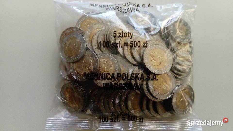 Moneta okolicznościowa 5 2021 r Brama żuraw w Mosina