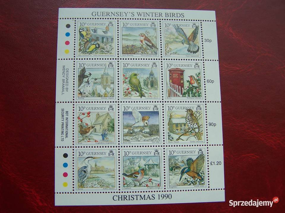 Gursney 1990 MNH Mi 501 Fauna Ptaki Tychy