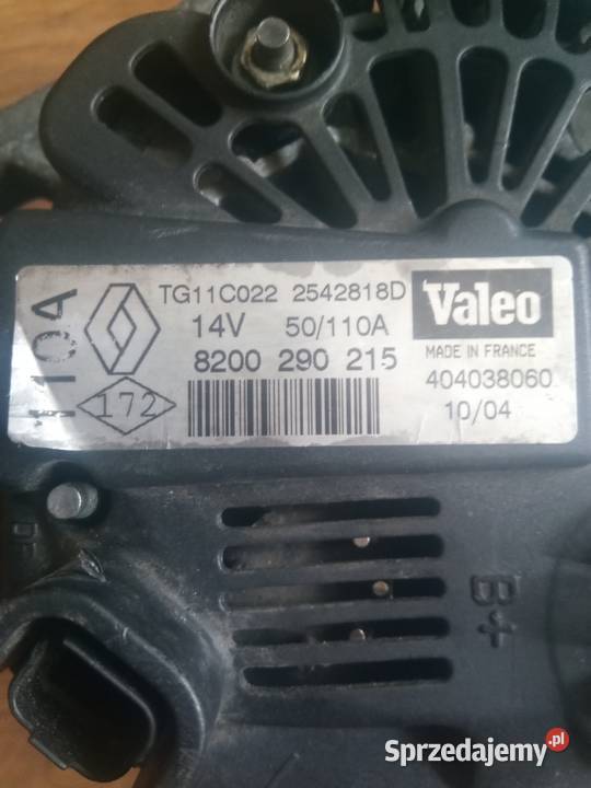 Sprzedam alternator Renault Megane 2 16 100 Limanowa