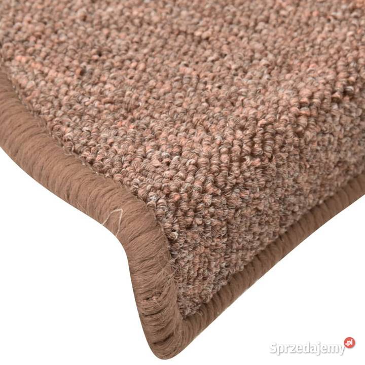 vidaXL Nakładki na schody 15 brązowe 56x17x3 sprzedam