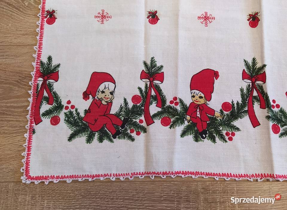 Obrus świąteczny 665 x 330 podlaskie sprzedam