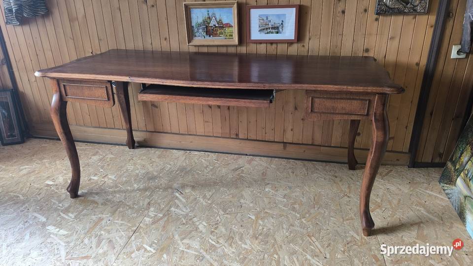 Piękne stylowe biurko w stylu chippendale łódzkie Łódź