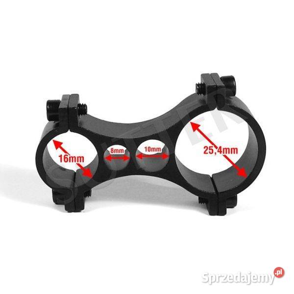 Montaż dwuobejmowy Sutter do osprzętu optycznego Łódź