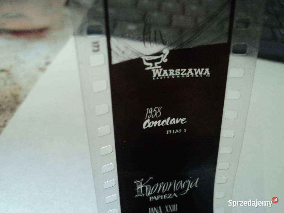 Konklawe papieża Jana 23 film na rzutnik z 1958 Pozostałe Pozostałe Nowy Sącz