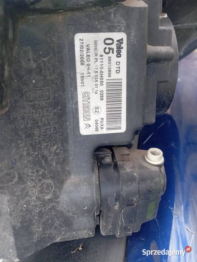 Reflektor lampa lewa Toyota Aygo Europa Jarosław