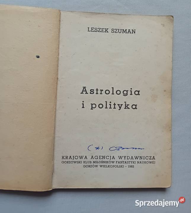 Leszek Szuman Astrologia i polityka GKMFN KAW Koźminek
