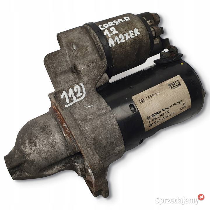 ROZRUSZNIK Opel Corsa D 12 16V 0001107522 bosch Chełm sprzedam