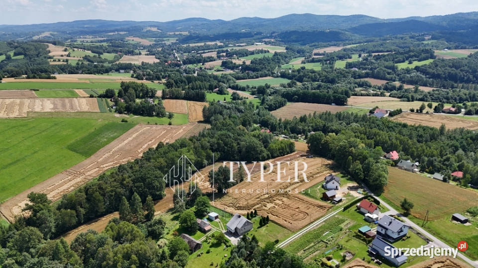 Działka budowlana 34 ary w Bistuszowej Sprzedaż małopolskie Bistuszowa sprzedam