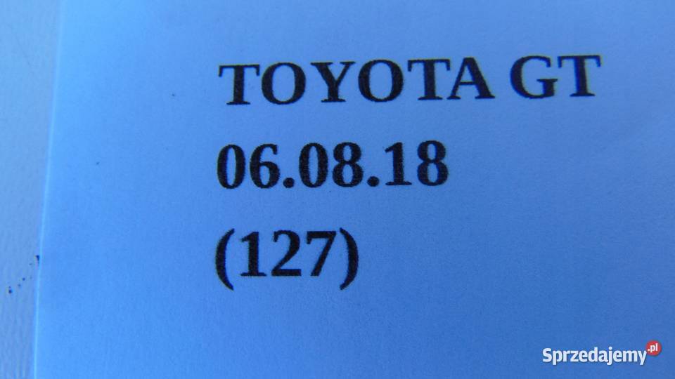 CZUJNIK UDERZENIOWY TOYOTA GT86 Nowy Tomyśl