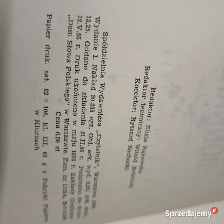 Zbrodnia Sylwestra Bonnard książki pierwsze mazowieckie Warszawa