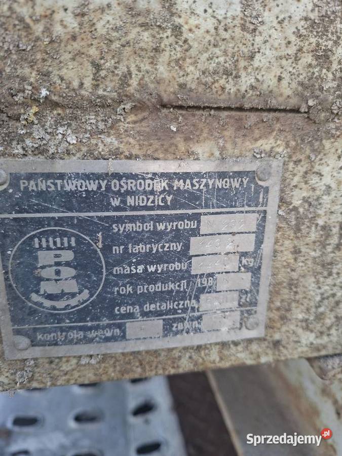 Rozrzutnik obornika 25ton Nidzica N232 oryginal Parczew