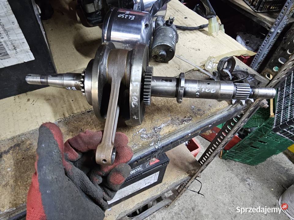 Kawasaki klf 300 wał korbowy korba korbowód Jelenia Góra sprzedam
