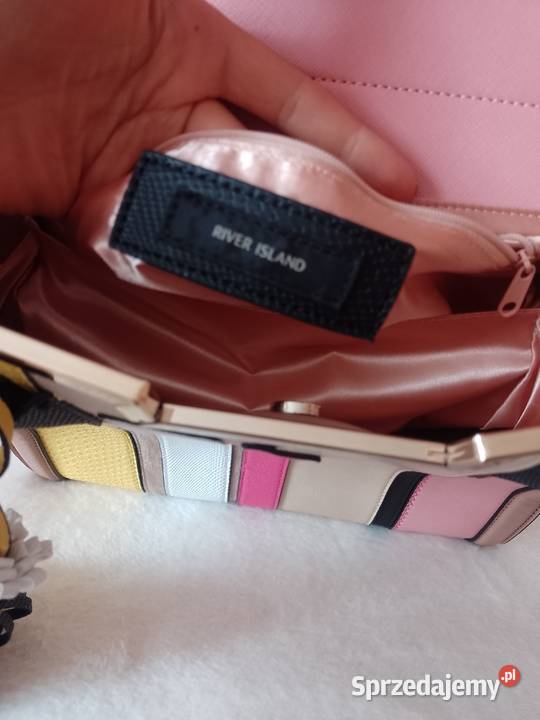 RIVER ISLAND Ekskluzywna torebka kuferek z małopolskie Kraków