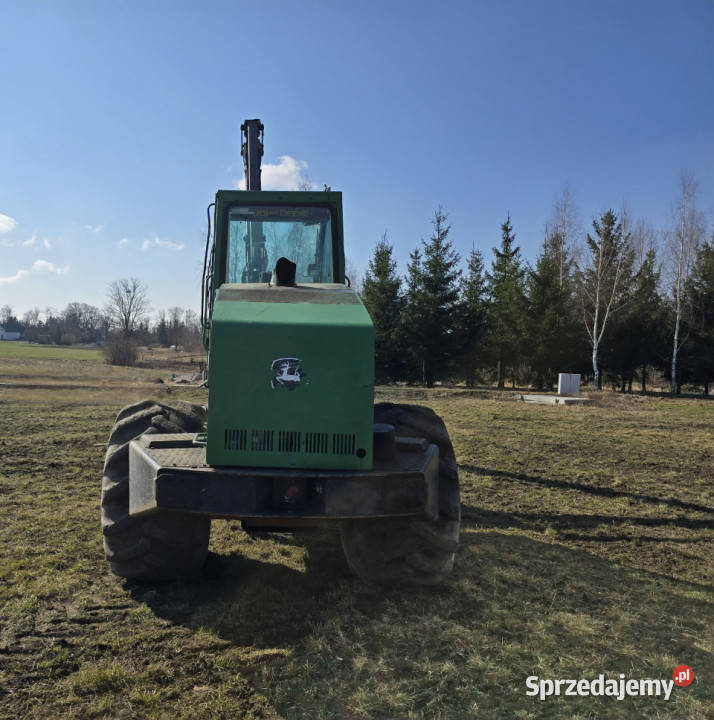 Harwester JOHN DEERE 1070 D ECO III 6x6 Leśnictwo warmińsko-mazurskie Bielnik Drugi