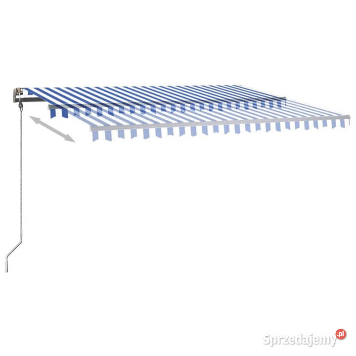 Ręcznie zwijana markiza z LED 400 x 300 sprzedam