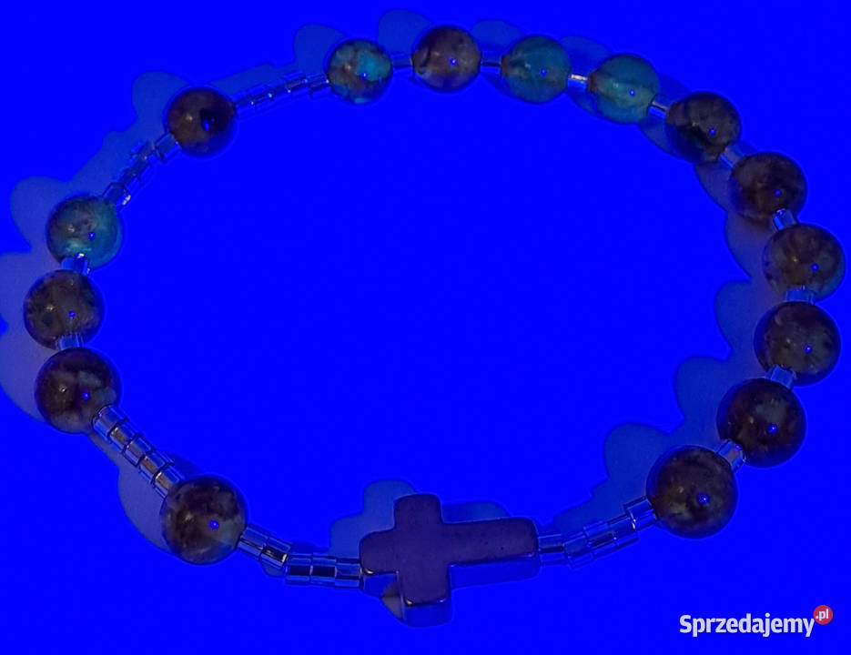 Bransoletka dziesiątka różańca z bursztynu Bransoletki Warszawa