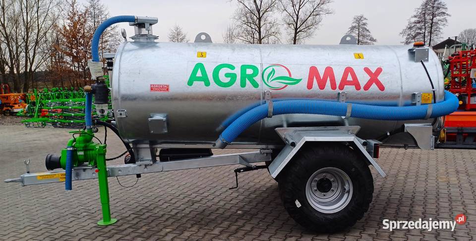 Wóz asenizacyjny beczkowóz 4000 1S AGROMAX ręki Tarnogród