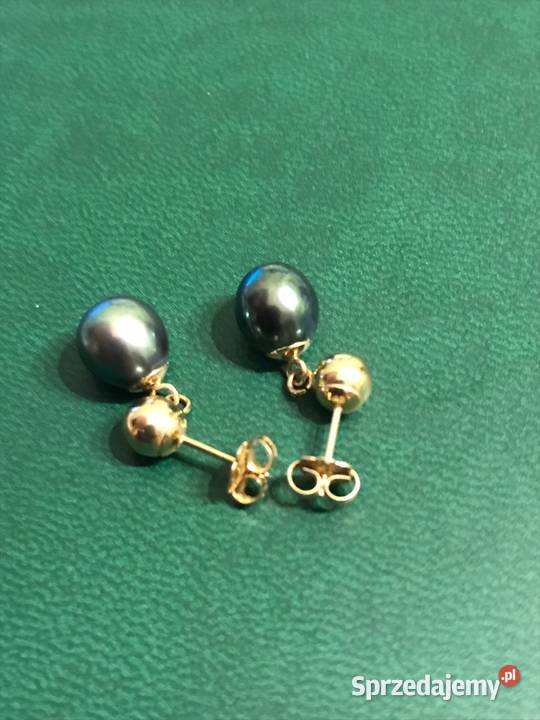 Piękne kolczyki z perłami Warszawa