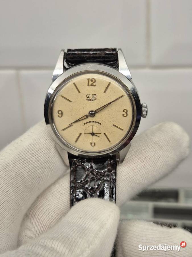 Męski zegarek vintage GUB Glashtte Chorzów