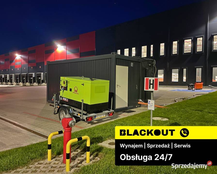 Agregaty Prądotwórcze Wynajem 247 3kW 500kW Bydgoszcz