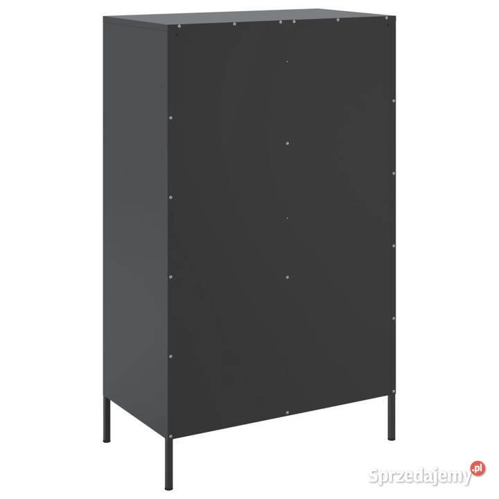 Szafka czarna 68x39x113 stal WM842970 Pozostałe Warszawa sprzedam