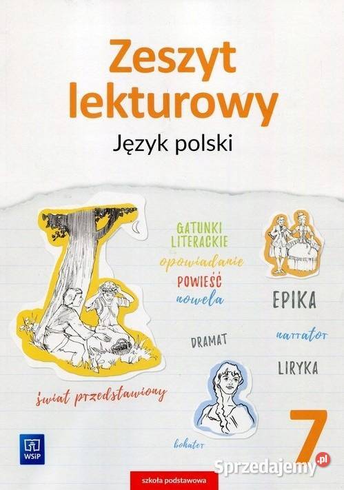 Zeszyt lekturowy Język polski klasa 7 WSiP Kultura i Rozrywka Białystok