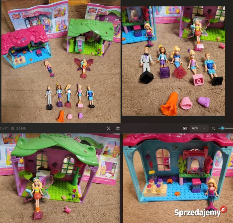 MegaBloksBarbie jednorożce NumNoms gazetki 5 lat+