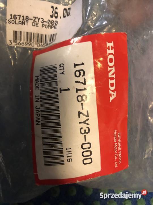 Honda 16718ZY3000 Insulator Pompy paliwa Jednostka napędowa Piła