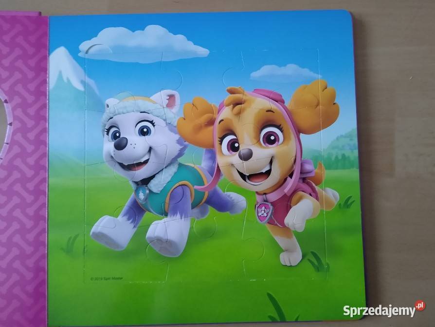 Książka książeczka z puzzlami Psi Patrol Puzzle sprzedam