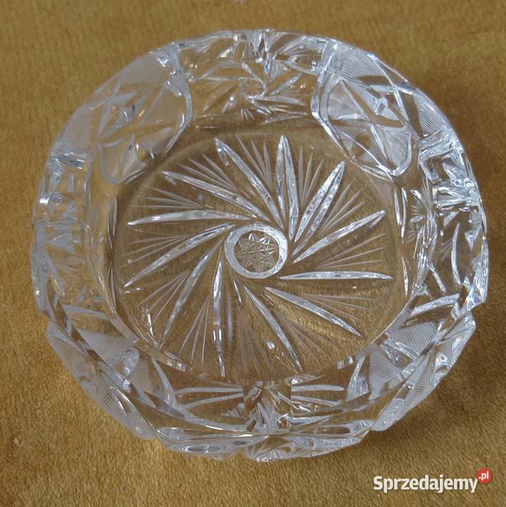 Kryształowa popielniczka popielnica Warszawa