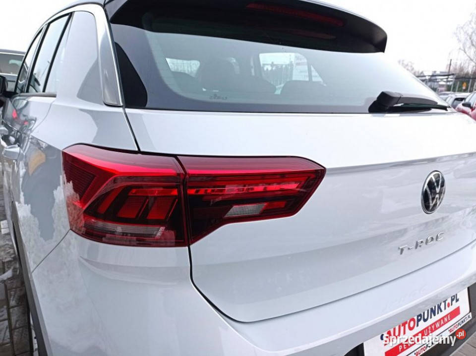 Volkswagen TRoc 2021r SalonPL FV23 ASO BLIS benzyna Kraków