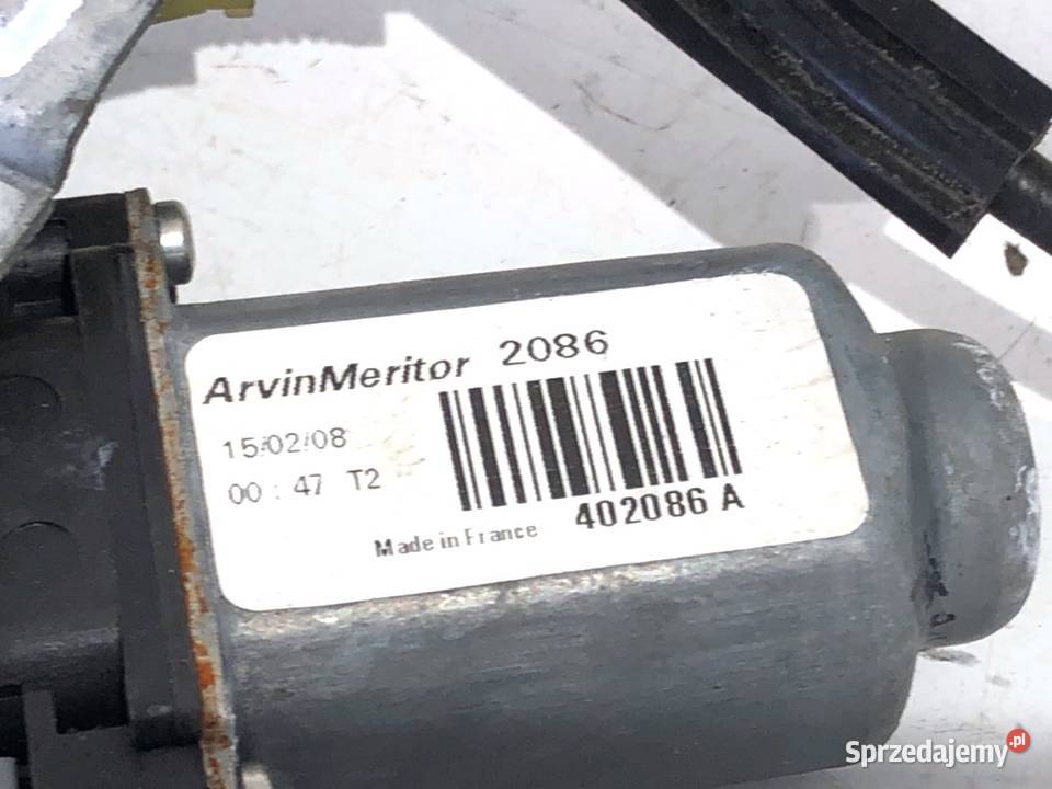 PODNOŚNIK SZYBY PRAWY PRZÓD RENAULT KANGOO II Mechanizmy opuszczania szyb