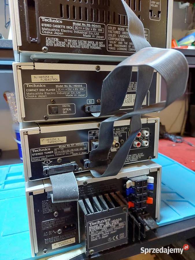 Elementy wieży Technics SEHD505 Vintage w stanie dolnośląskie Chocianów
