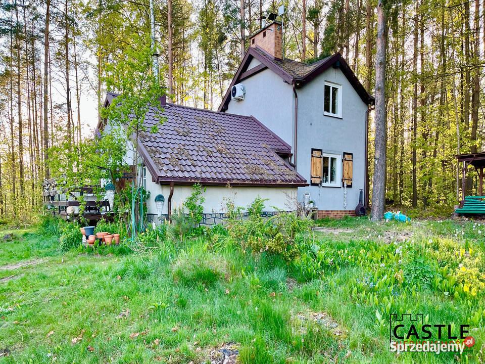 Urokliwy dom jeziorze Trójmiasta mieszkalny pomorskie Borkowo