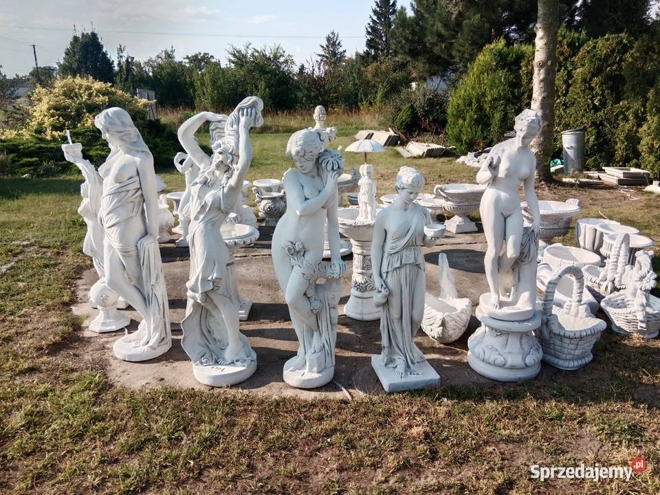 Figury betonowe Biały beton Piękne wykonanie Rzeźby i figury kujawsko-pomorskie Lubanie
