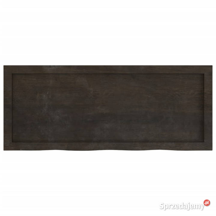 Blat stołu ciemnobrązowy 100x40x24 lite drewno Warszawa sprzedam