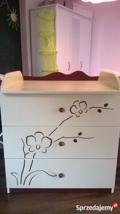 Komoda Meblik orchidea bordo Meble