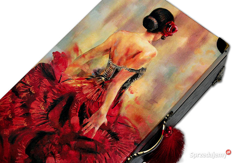 SZKATUŁKA pudełko drewniane 8 przegród CARMEN kujawsko-pomorskie Bydgoszcz