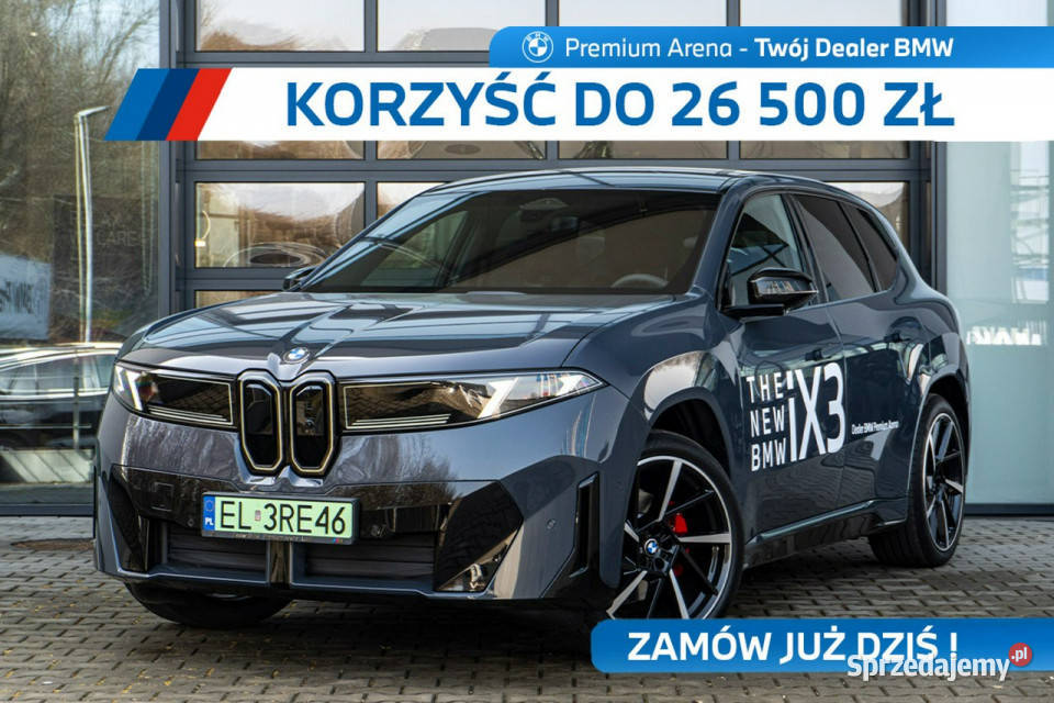 BMW iX3 NOWE BMW iX3 50 xDrive Zamów już dziś wspomaganie kierownicy łódzkie Łódź