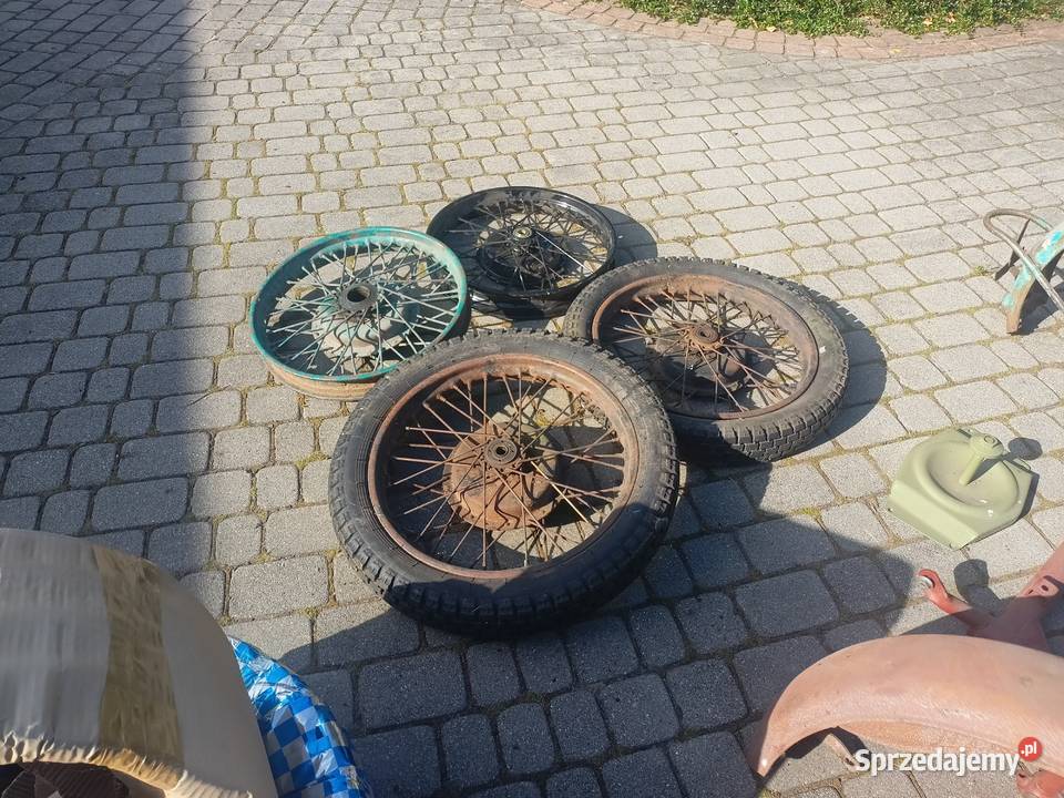 M72 z wózkiem bocznym M72 1953 r Bydgoszcz