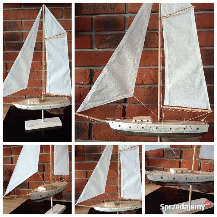 Model jachtu drewniana pomorskie Gdańsk