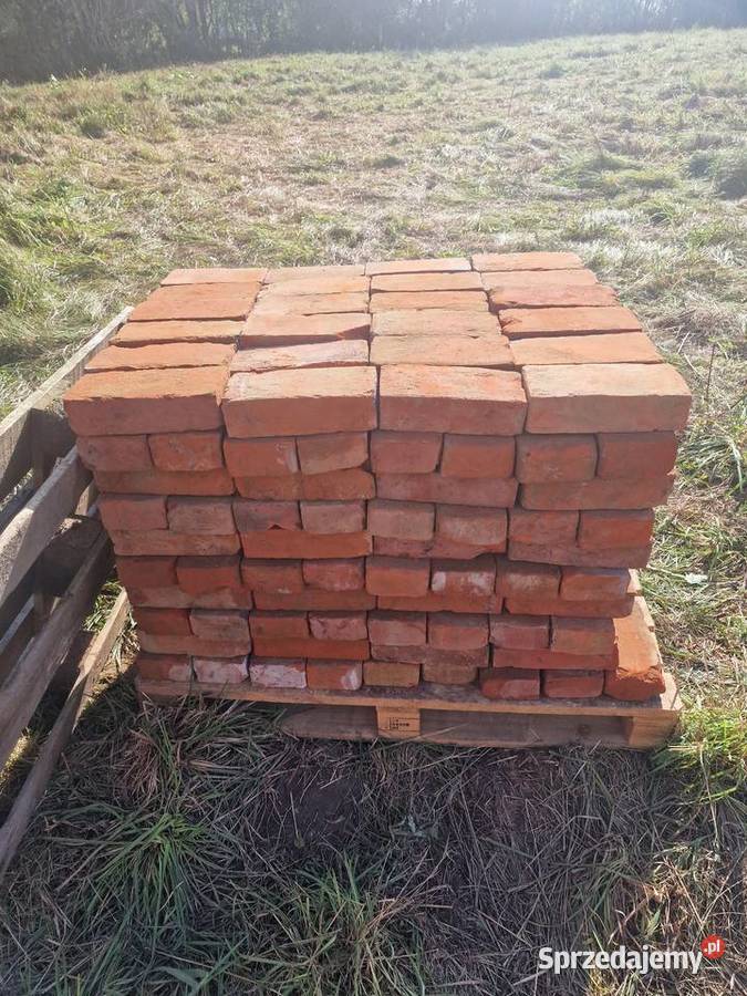 Cegla Czerwona Rozbiorkowa Czysta z 1911 roku Cegły klinkierowe Kiwajny sprzedam