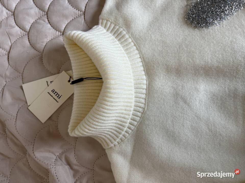 Golf biały rozmiar M wełna Kalisz