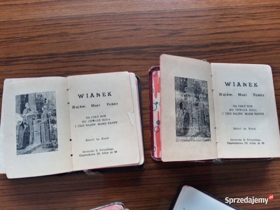 Stare książeczki do nabożeństwa Nakło nad Notecią