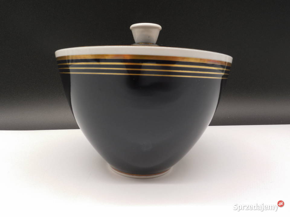 Vintage Weimar Echt Kobalt CUKIERNICA złote Raszków