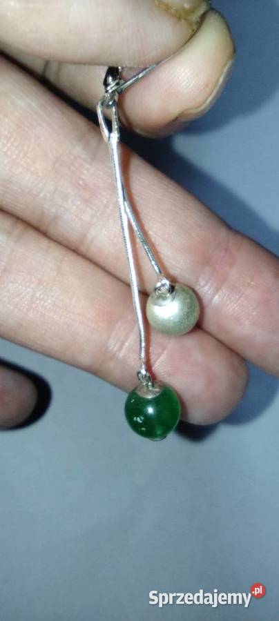 kolczyki żmijki srebro 925 rubin korund srebrne kujawsko-pomorskie Bydgoszcz