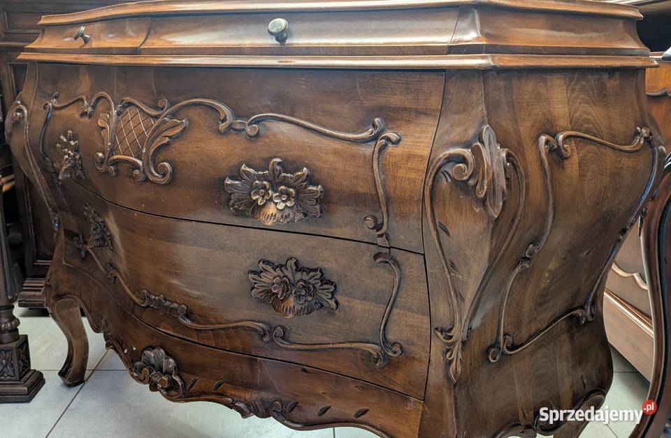 Wspaniała komoda neobarokowa orzech sklep Dąbrowa Górnicza sprzedam