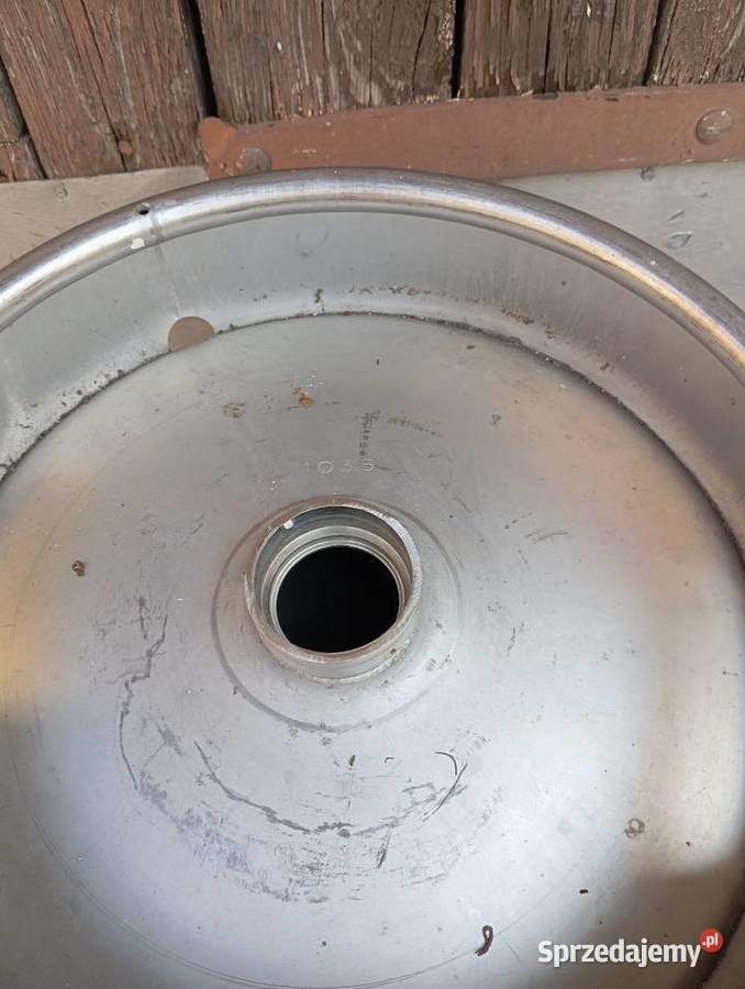 Keg beczka piwie din 30l z wspawaną rurą Stare Kurowo