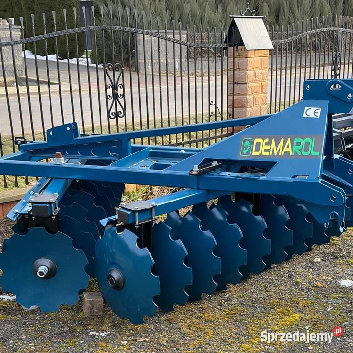 Brona talerzowa Demarol 16m 14 talerzy z wałem Bielsk