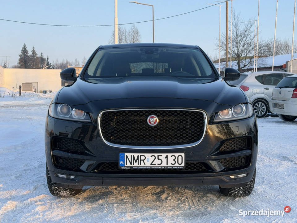 Jaguar FPACE 20 180 LED Automat 4x4 Nawigacja czarny Mrągowo